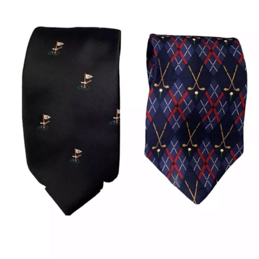 Tommy Hilfiger, Alynn, EUC Two Golf themed ties‎